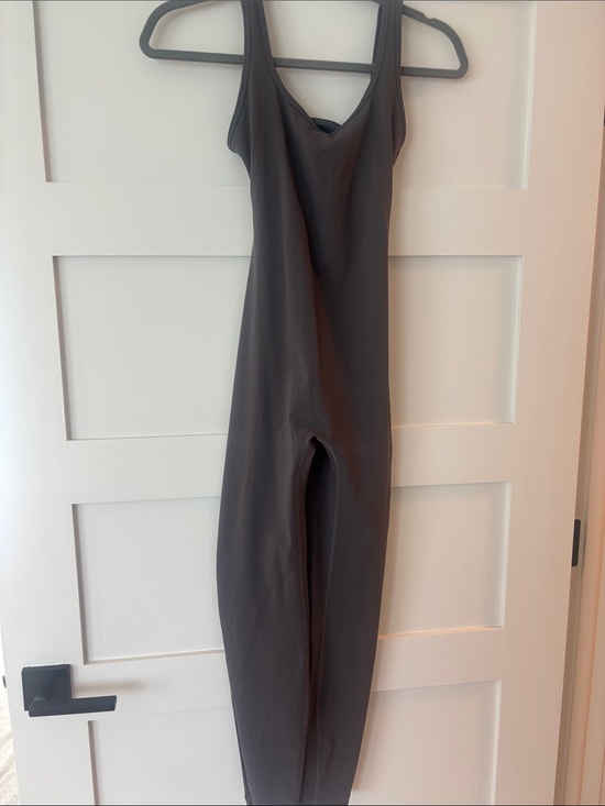 Yeoreo Official Pants - Women’s Sleeveless Full-Length Leggings Jumpsuit in Dark Gray